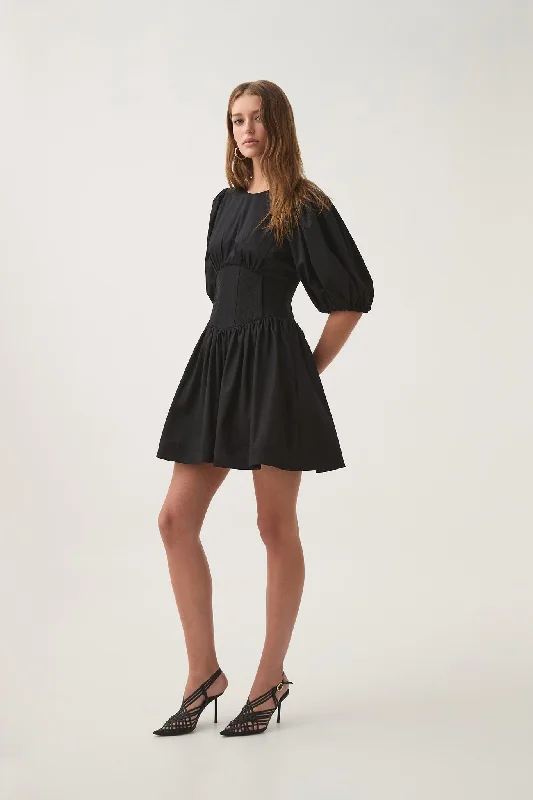 Ruffle Club Mini Dresses-Billie Corded Mini Dress