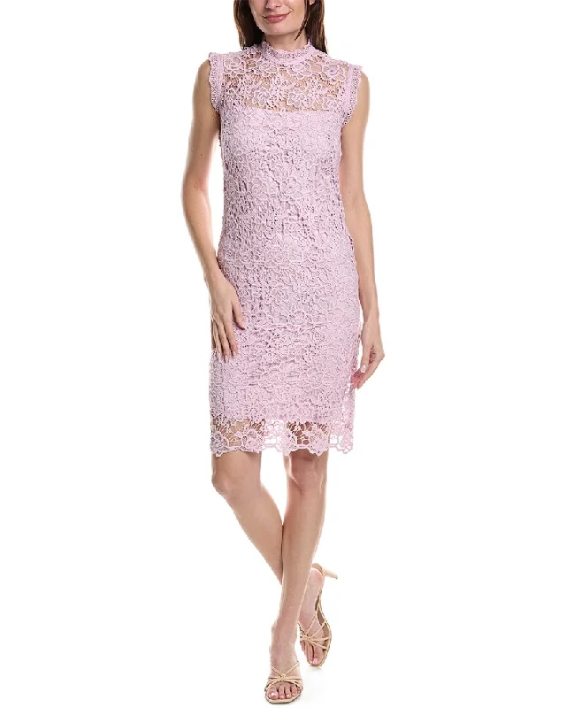 Designer Club Midi Dresses-Nanette Nanette Lepore Fanciful Lace Midi Dress