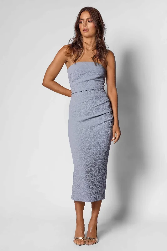 Trendy Work Midi Dresses-Harper Midi Dress - Smoke