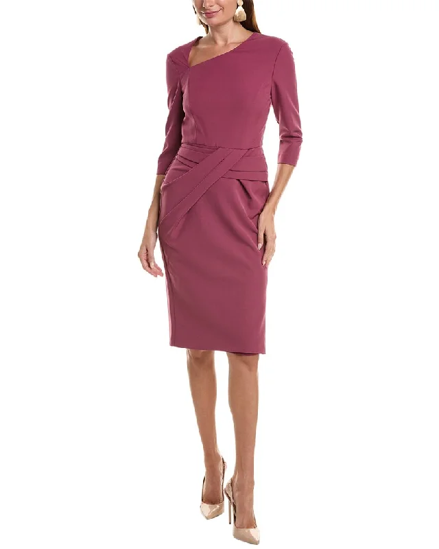 Elegant Party Midi Dresses-Kay Unger Alexa Midi Dress