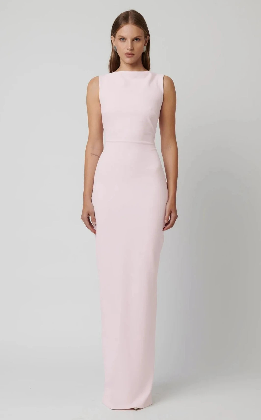 Women Evening Dress-Verona Gown (Ice Pink)