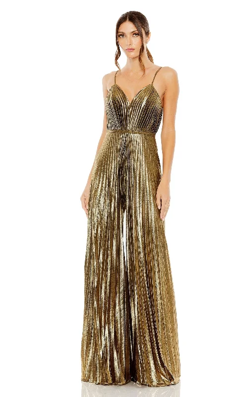 Tie Dye Boho Maxi Dresses-Mac Duggal Long Formal Jumpsuit 27143