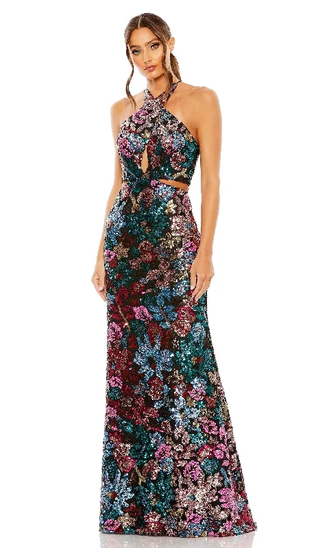 Blue Club Maxi Dresses-Mac Duggal Long Formal Dress 49695