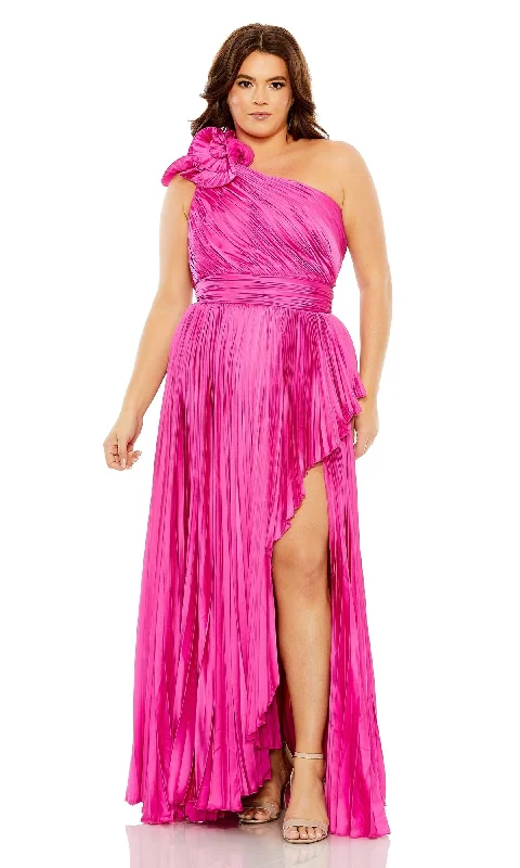 Sequin Summer Maxi Dresses-Mac Duggal Long Plus-Size Formal Dress 77003