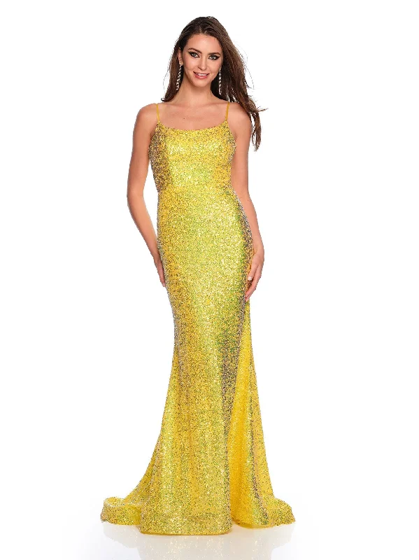 Midi Party Evening Dress-Long Evening Dress by Dave and Johnny 11322