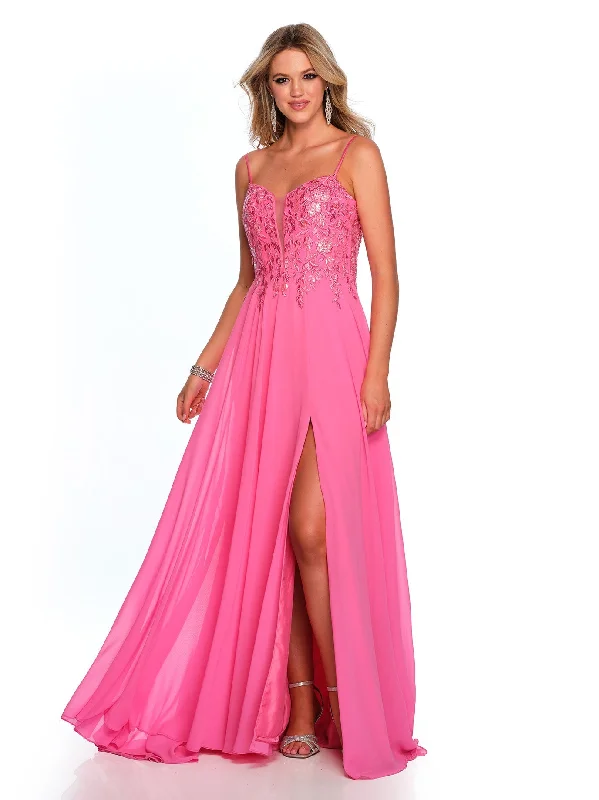 Teens Sleeveless Evening Dress-Long Evening Dress by Dave and Johnny 11384