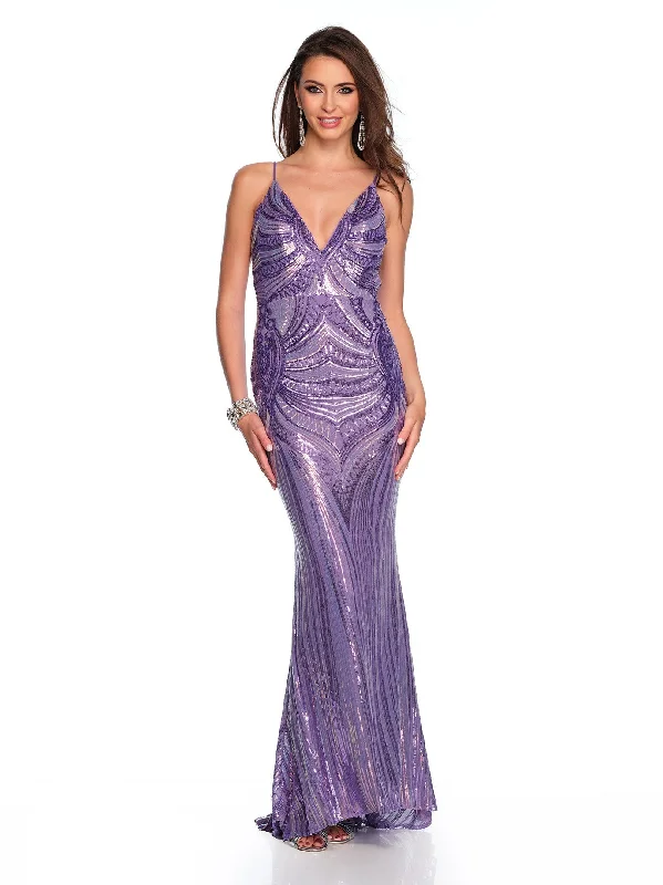 Beaded Cocktail Evening Dress-Long Evening Dress by Dave and Johnny 11665