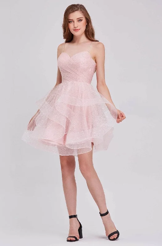 J'Adore Dresses - Sweetheart Tulle Cocktail Dress J16078